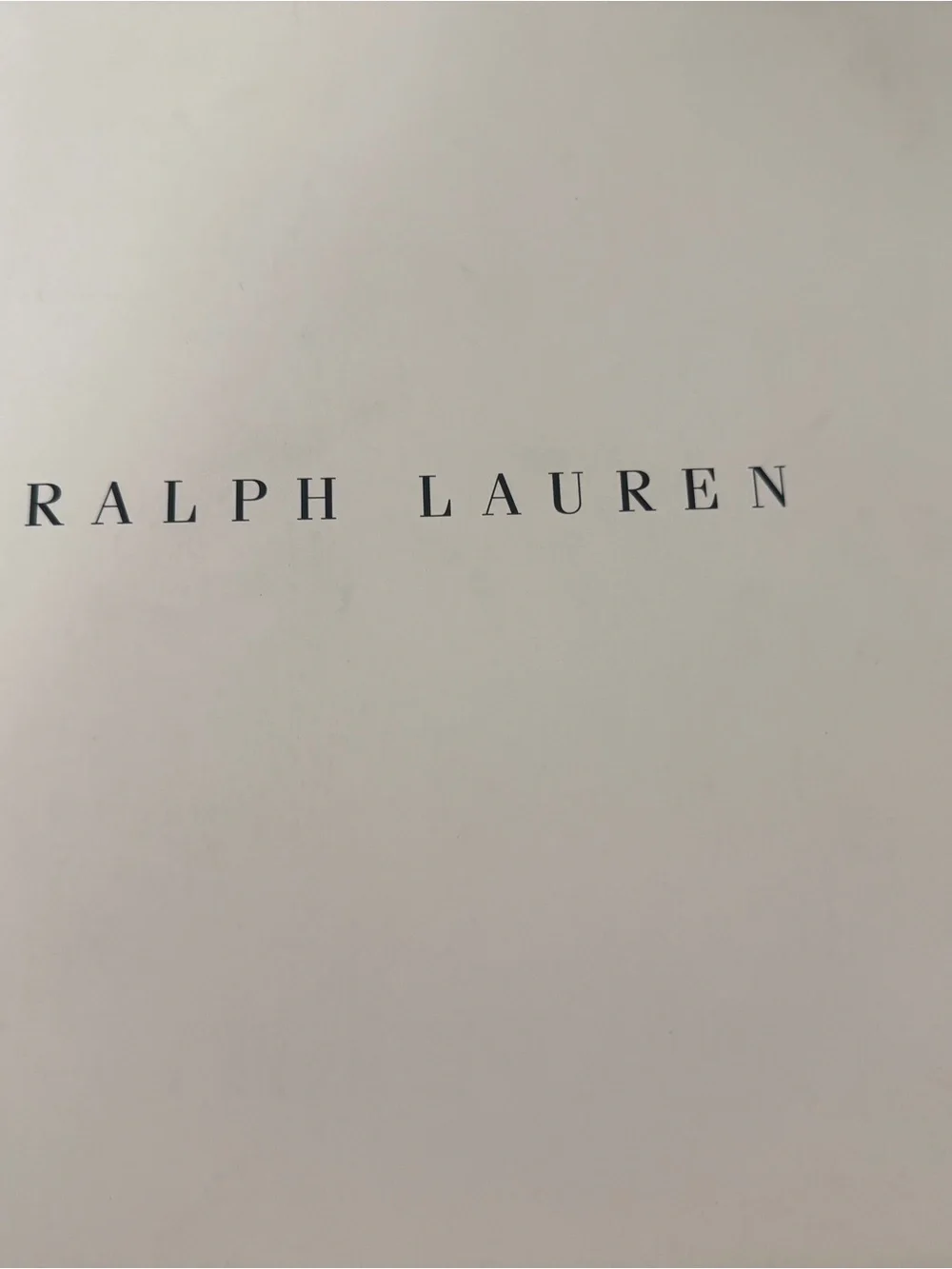Ralph Lauren Home clear glass
